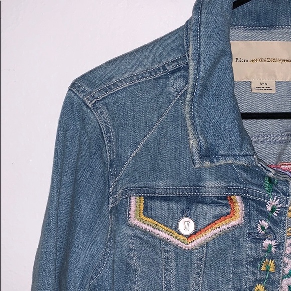 Rare embroidered denim jacket - Picture 4 of 4